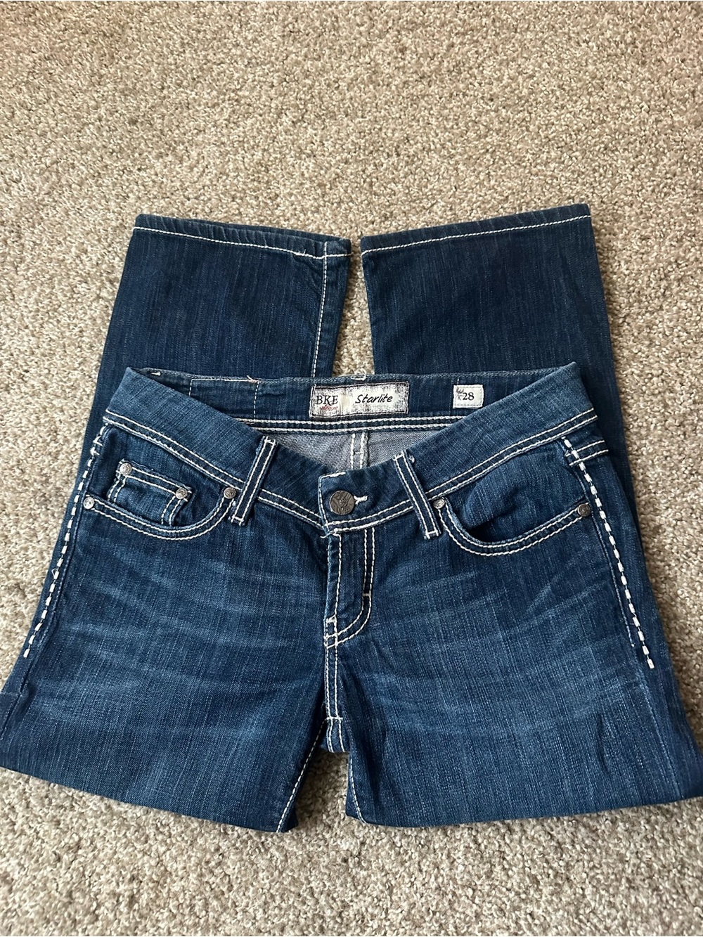 BKE Starlite Women's denim capris